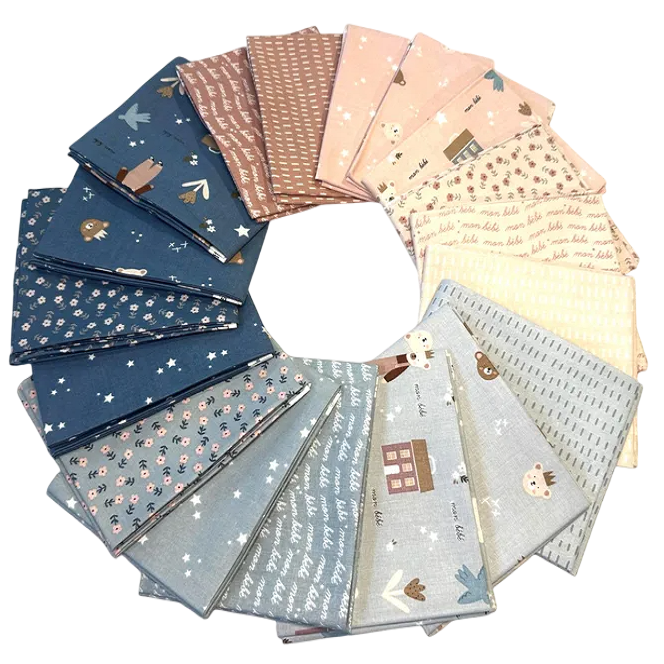 Riley Blake Cozy Bebe - 40 Strip Rolie Polie