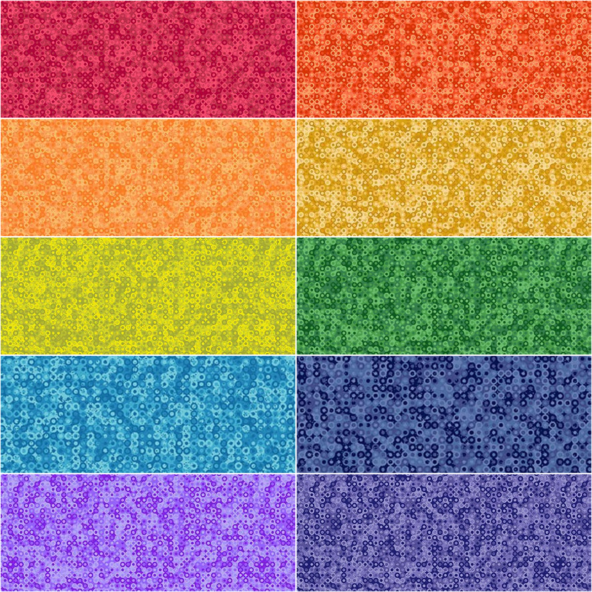 Andover "Fairy Rings" Half-yard Bundle - 10 Fabrics, 5 Total Yards