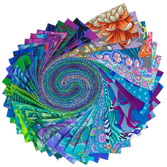 Free Spirit - Kaffe Fassett Collective - August 2025 Cool Colorway - 40 Strip Design Roll