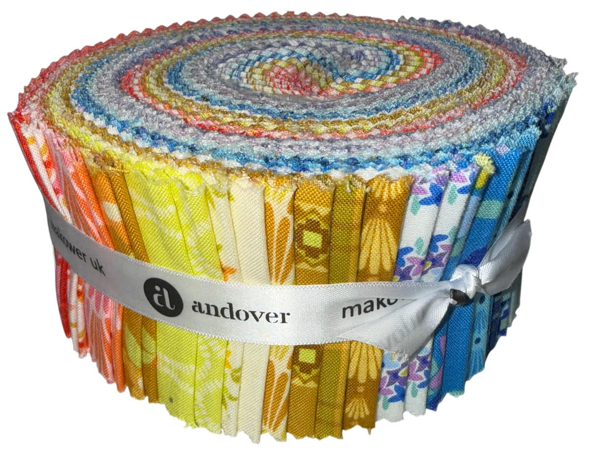 Andover/Makower UK - Friday Night Double Scoops - 40 2.5" Strips