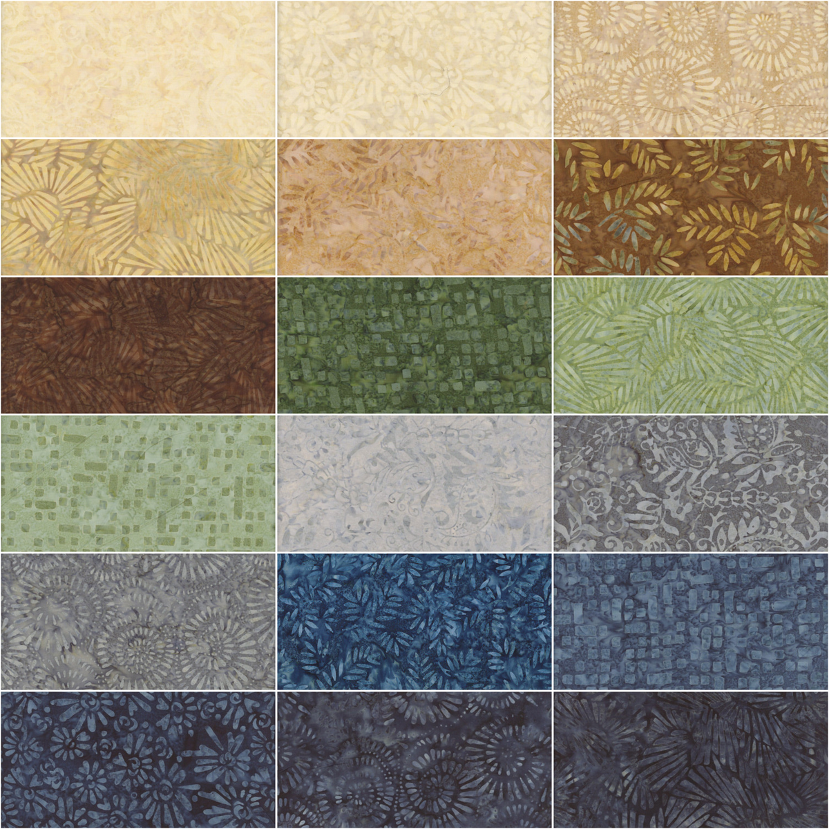 Wilmington Prints - 40 Karat Jewels - Forest Trails (Batiks)