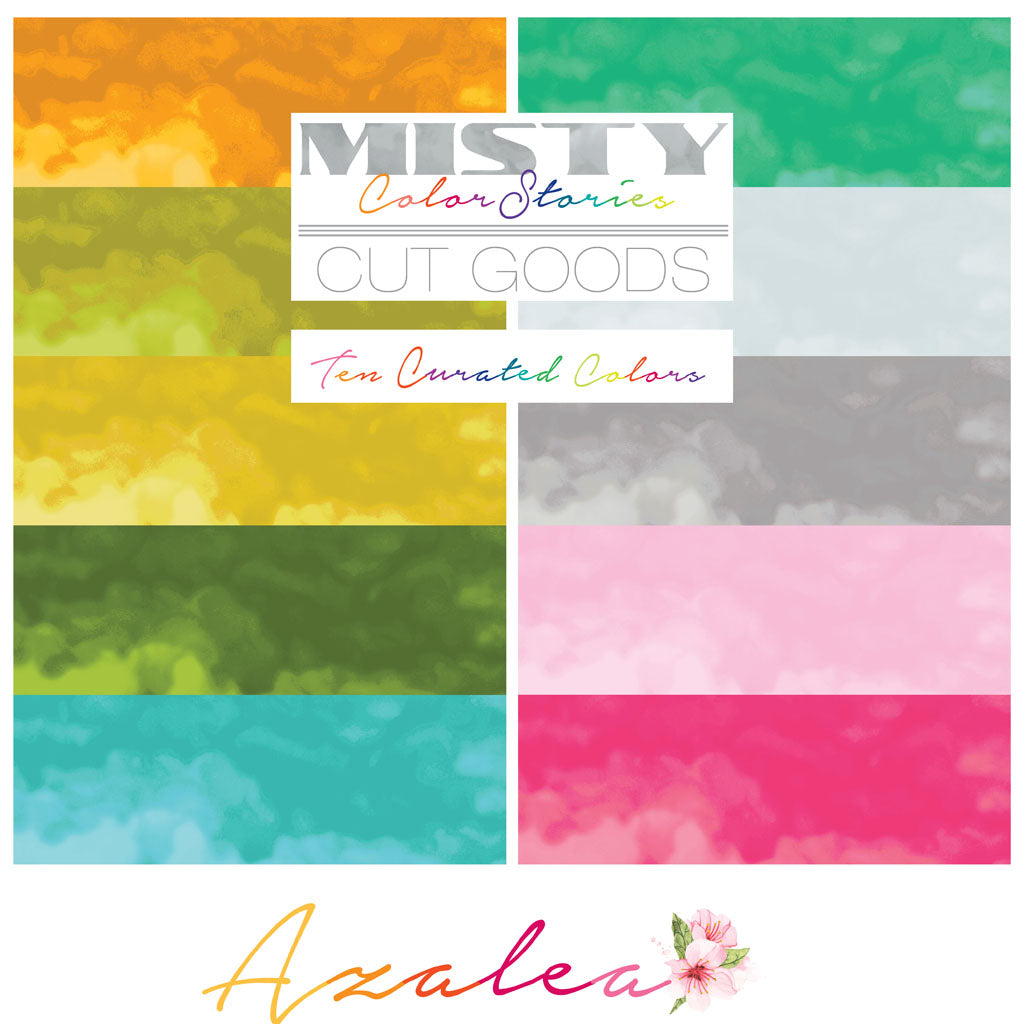 Clothworks - Misty Azalea - 40 Strip Roll