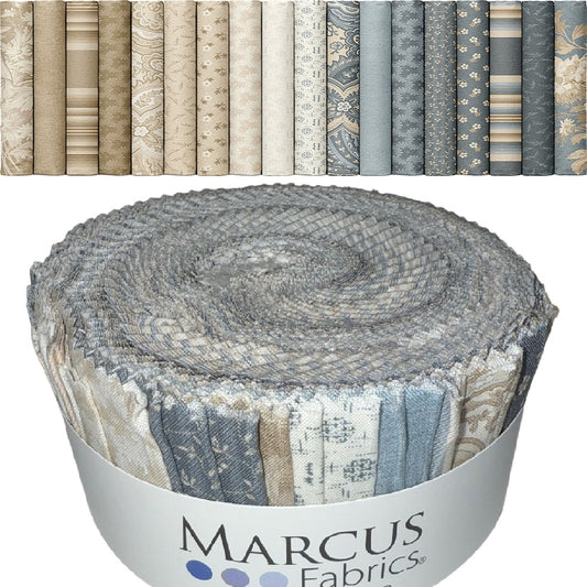 Marcus Fabrics - Franklin House By Dolores Smith - 40 2.5" Strips/Jelly Roll