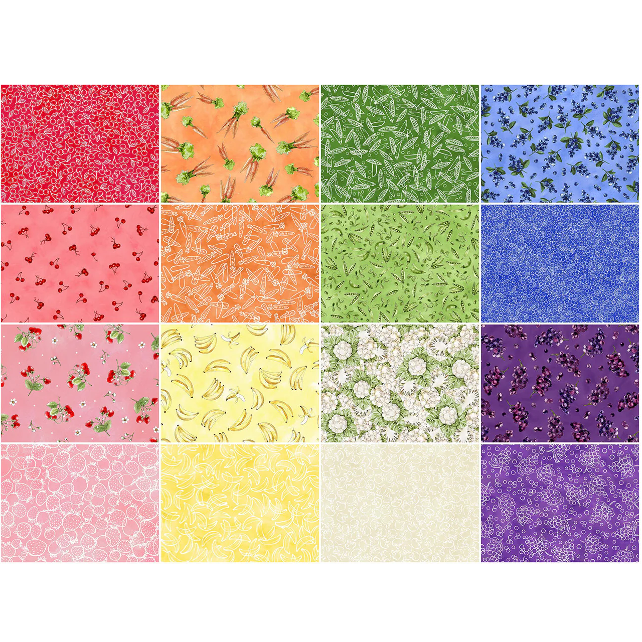 Robert Kaufman Garden Goodness By Briar Hill Designs for Wishwell Roll-up - 40 Strip Roll