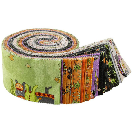 Riley Blake Ghoul Friends - 40 Strip Rolie Polie