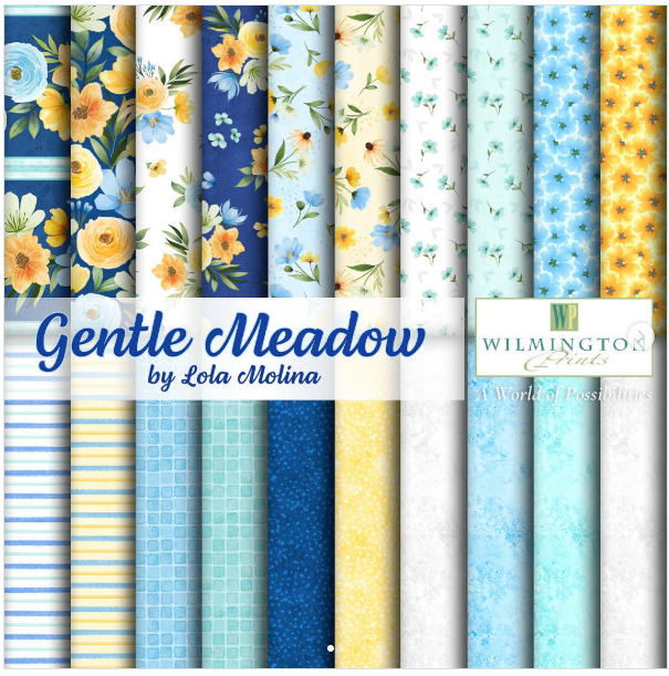 Wilmington Prints - 40 Karat Crystals - Gentle Meadow