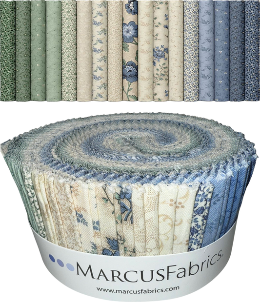 Marcus Fabrics - Grace Elizabeth By Carrie Quinn - 40 2.5" Strips