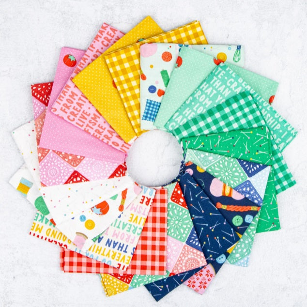 Riley Blake Hand Made - 40 Strip Rolie Polie