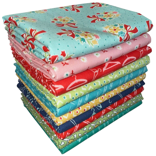 Riley Blake "Vintage Happy 2" Half-yard Bundle - 10 Fabrics, 5 Total Yards