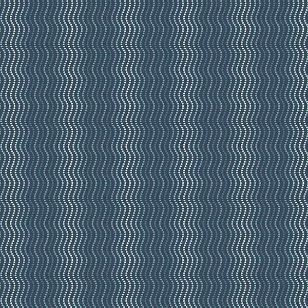 (5 yd) Andover/Makower UK High Tide Waves MU-082-B8