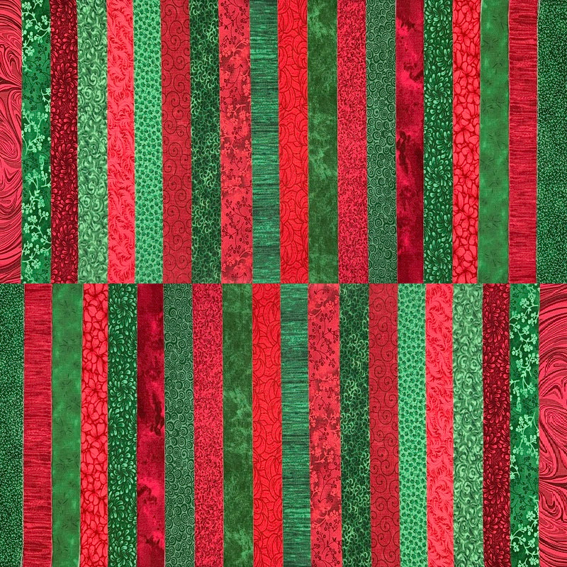 June Doe Fabric Collections - Holiday - 40-Strip Pack