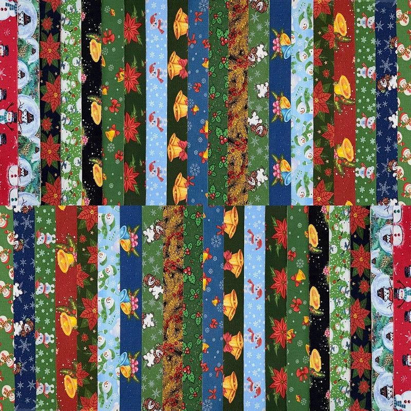 June Doe Fabric Collections - Holiday Wonderland - 40-Strip Pack
