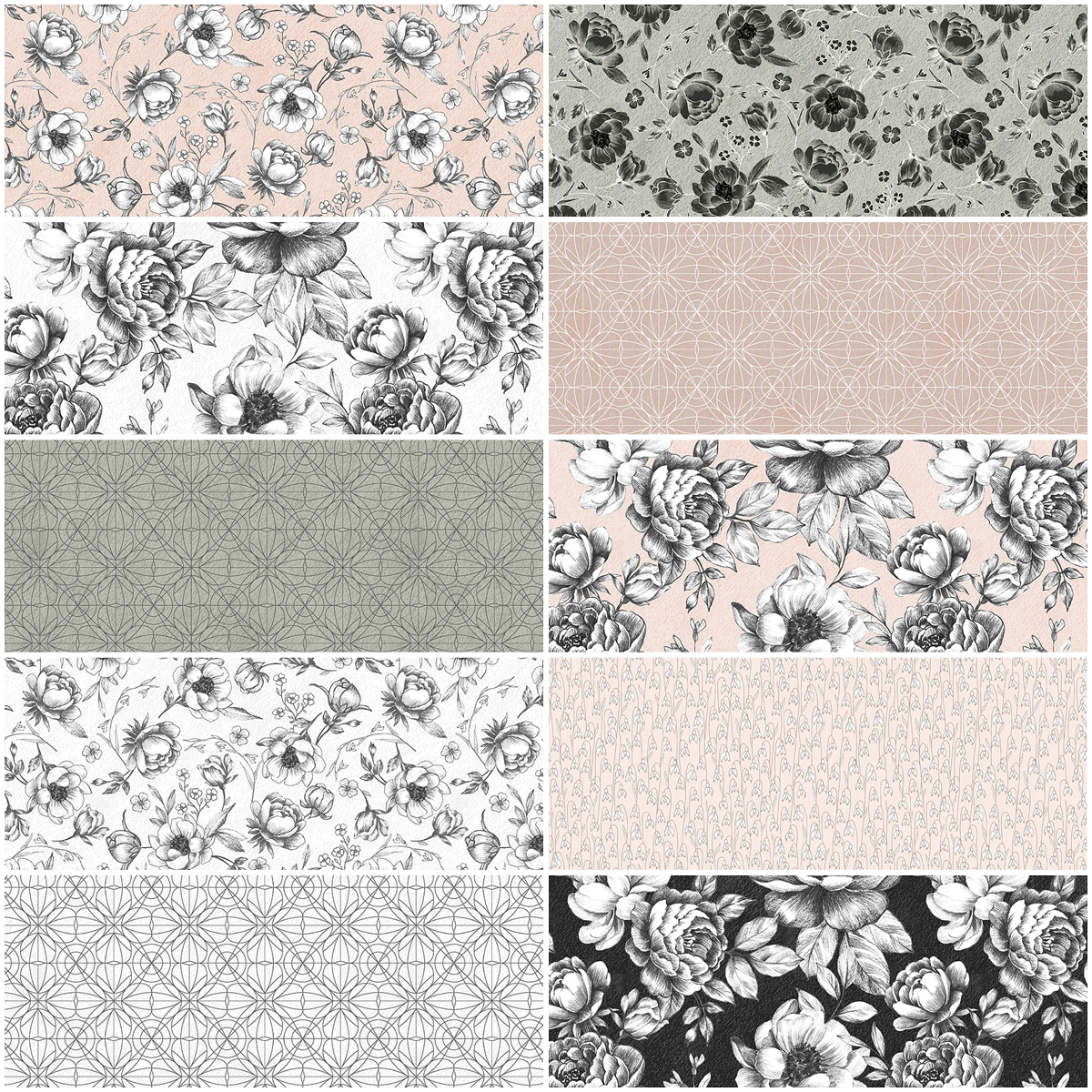 Windham Fabrics "Idylwilde" Half-Yard Bundle - 10 Fabrics, 5 Total Yards
