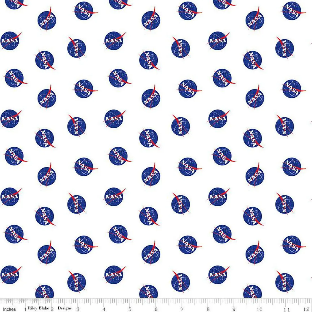 Riley Blake "Outer Space" (NASA) Half-yard Bundle - 10 Fabrics, 5 Total Yards