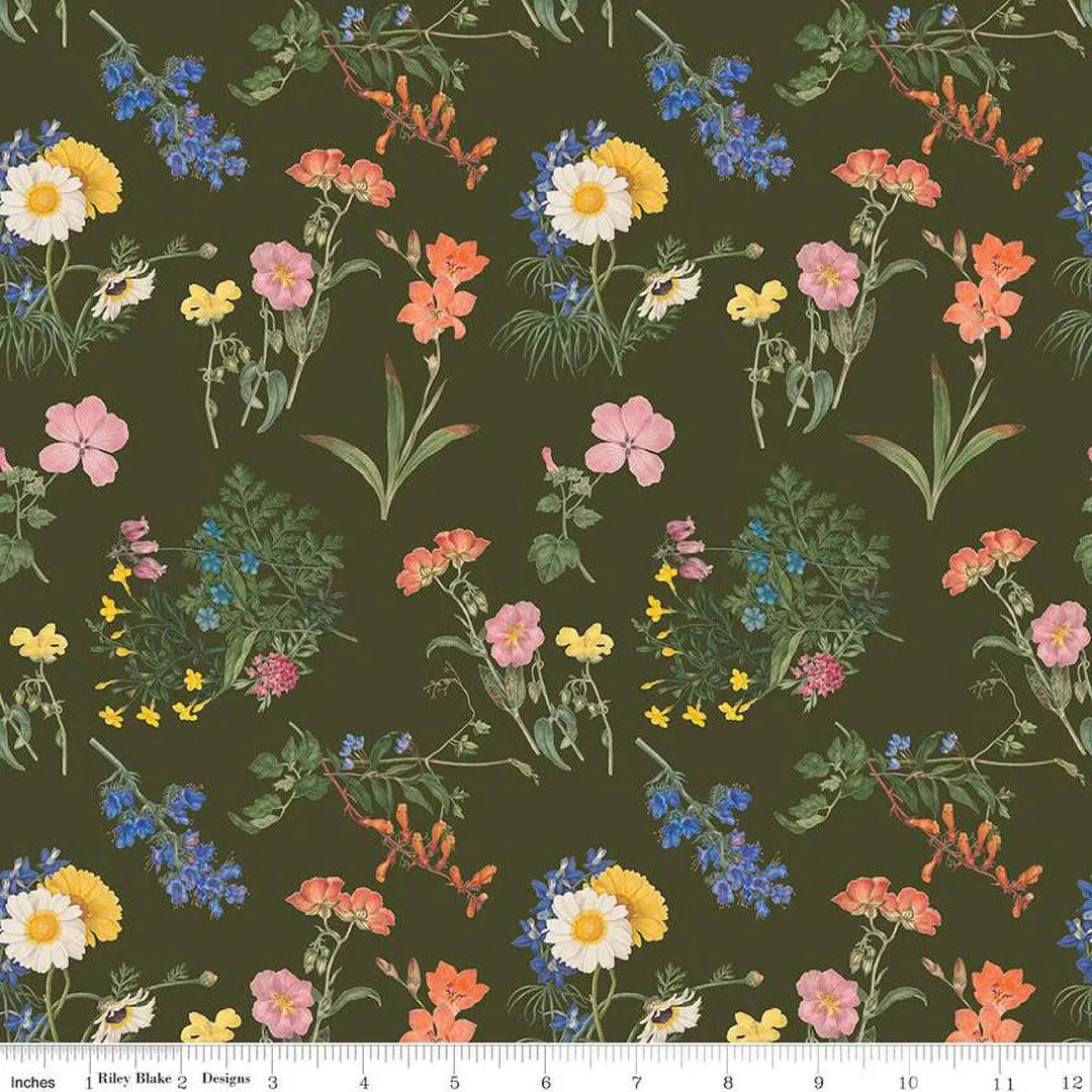 Riley Blake "Nature's Portrait" Half-yard Bundle - 10 Fabrics, 5 Total Yards