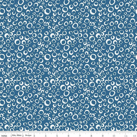 (4 yd) Riley Blake Ocean Oasis Ocean Bubbles C15994