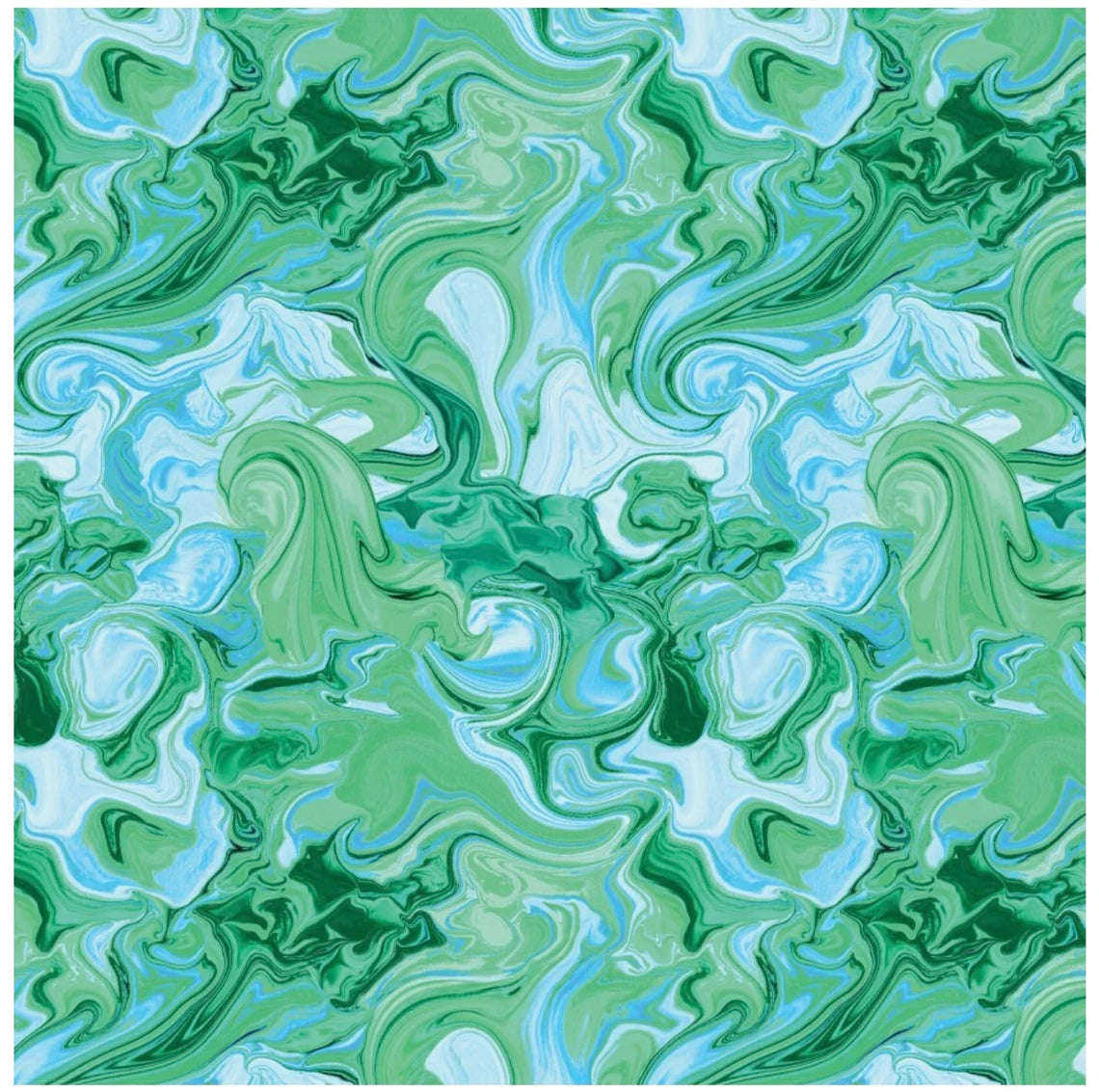 (3 yd) Benartex Butterfly Bliss Marble Bliss Sea Glass 12809-49 Caribbean