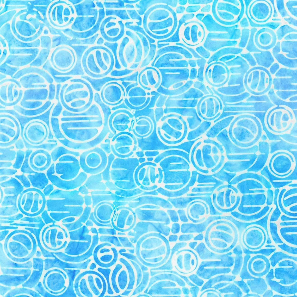 Half-yard Bundle - Robert Kaufman Artisan Batik "Bubble Blues" - 10 Fabrics, 5 Total Yards