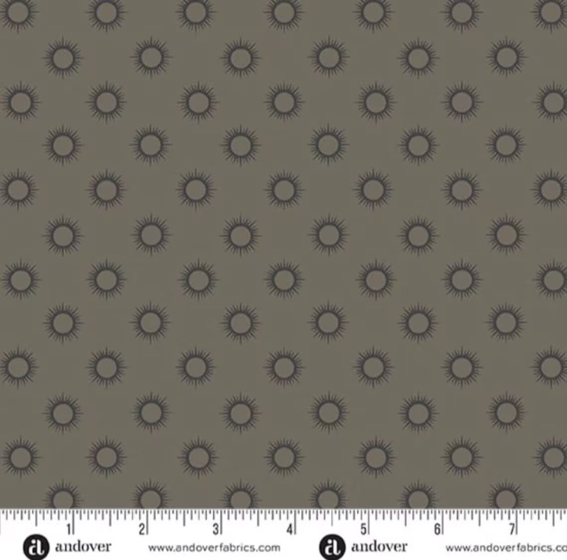 (2 yd) Andover/Makower UK Mellow Drama Nimbus 1150-KN
