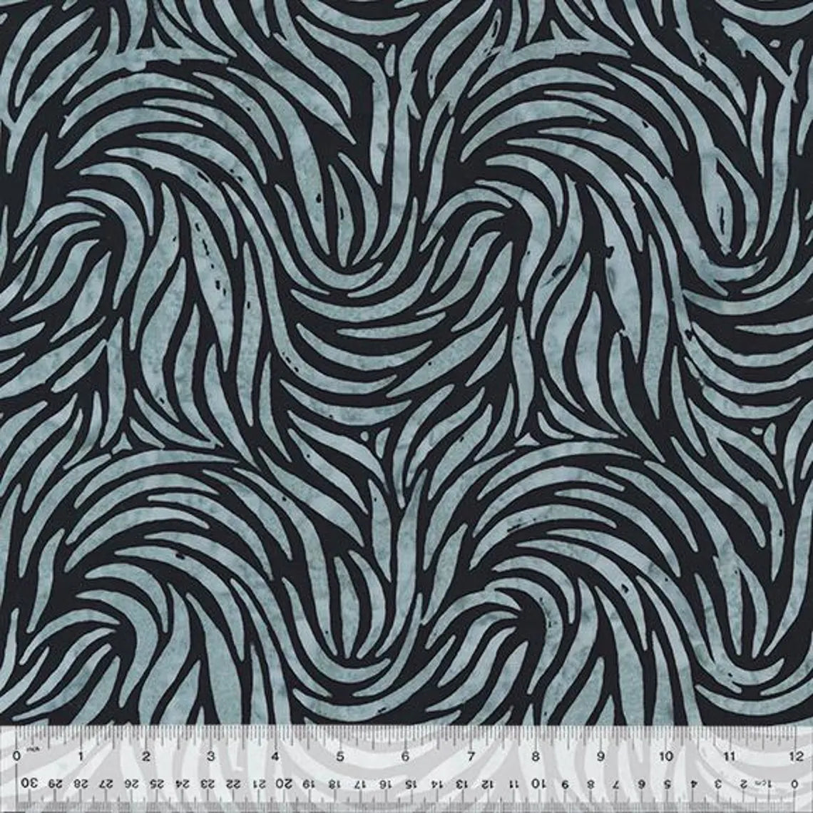 (5 yd) Anthology Batik Palm Zebra 432Q-7