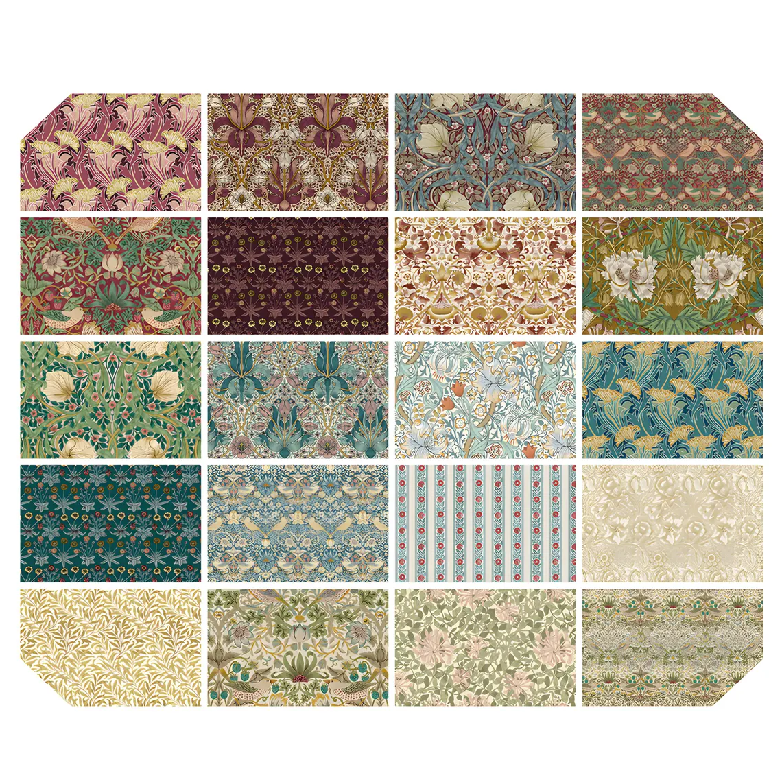 Free Spirit - Original Morris & Co - Lodden - 40 Strip Design Roll