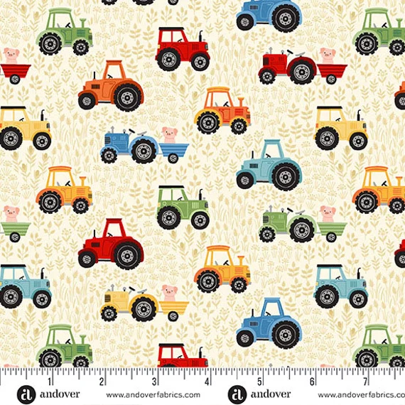 Andover "Fun On The Farm" Half-yard Bundle - 10 Fabrics, 5 Total Yards