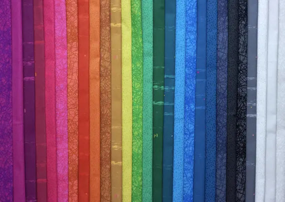 Charm Pack 5x5 Squares - Andover Sun Print Textures - 40 5" Squares