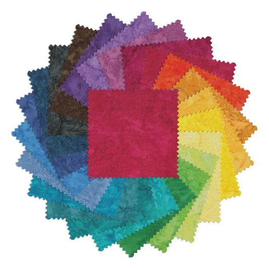 Charm Pack 5x5 Squares - Benartex Granite Hill - 40 5" Squares