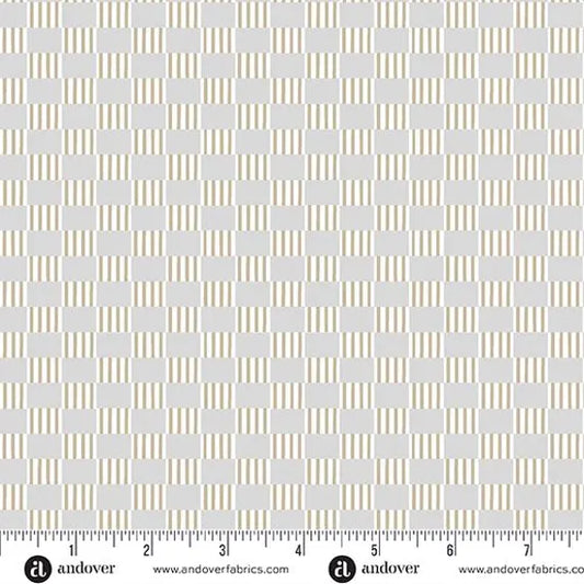 (2.5 yd) Andover/Makower UK Mellow Drama Checks 1153-L