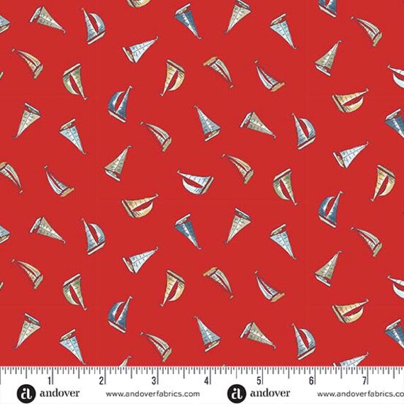 Andover "High Tide" Half-yard Bundle - 10 Fabrics, 5 Total Yards