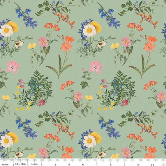 Riley Blake "Nature's Portrait" Half-yard Bundle - 10 Fabrics, 5 Total Yards