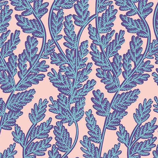 (2 yd) Andover/Makower UK Oracle Chonky Ferns 234-LB