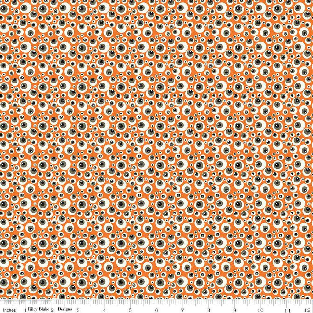 Riley Blake "Beggar's Night" (Halloween) Half-yard Bundle - 10 Fabrics, 5 Total Yards