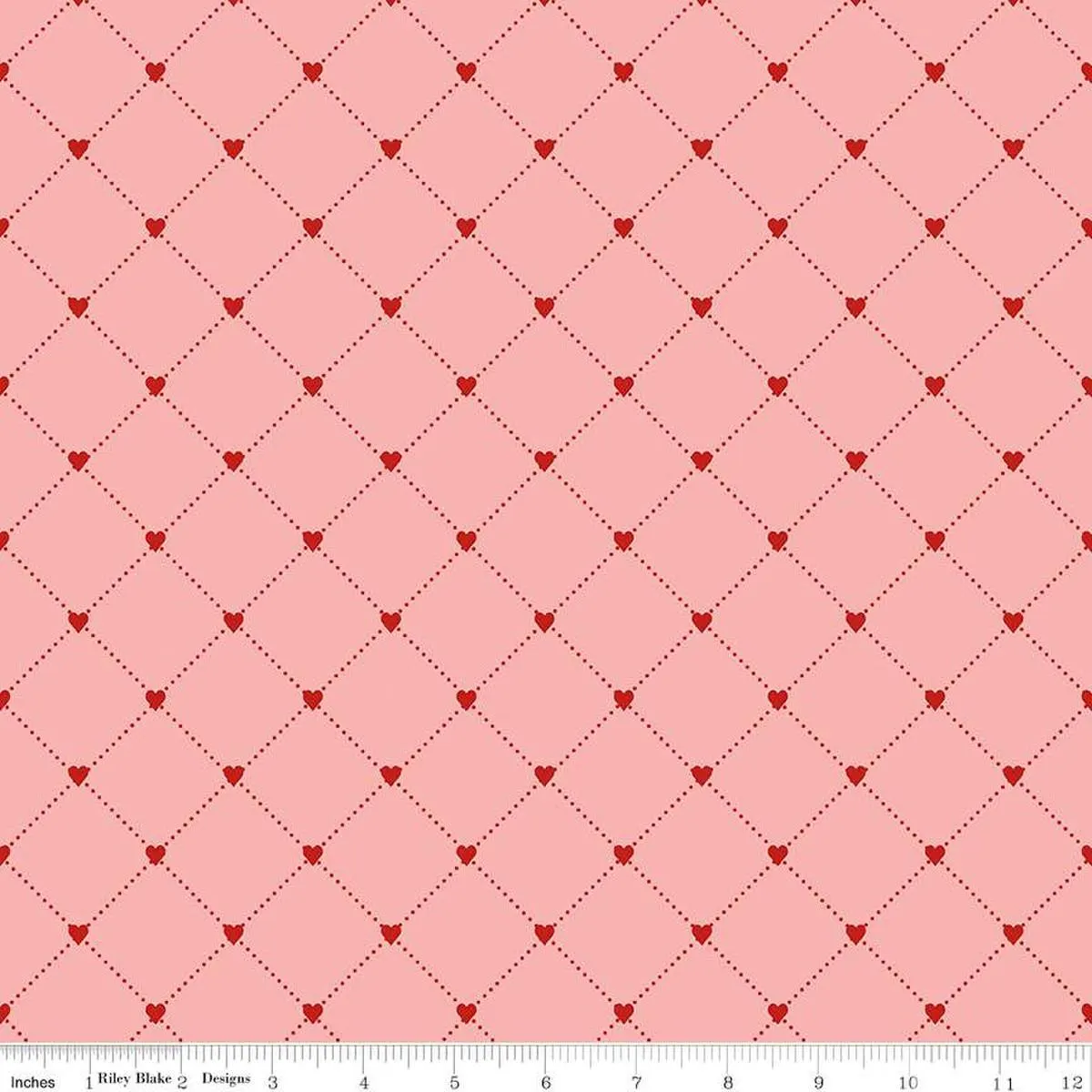 Riley Blake "Take Heart" Half-yard Bundle - 10 Fabrics, 5 Total Yards