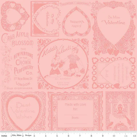 Riley Blake "Take Heart" Half-yard Bundle - 10 Fabrics, 5 Total Yards