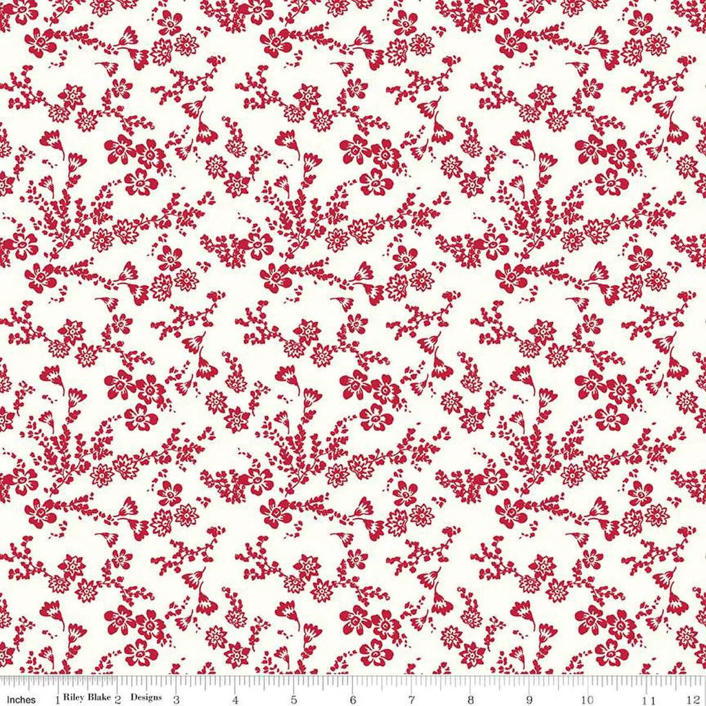 Riley Blake "Red Delicious" Half-yard Bundle - 10 Fabrics, 5 Total Yards