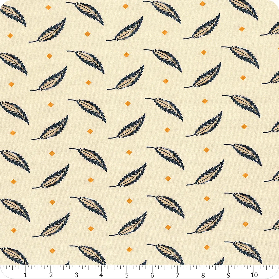 Andover "Indigo Cheddar" Half-yard Bundle - 10 Fabrics, 5 Total Yards