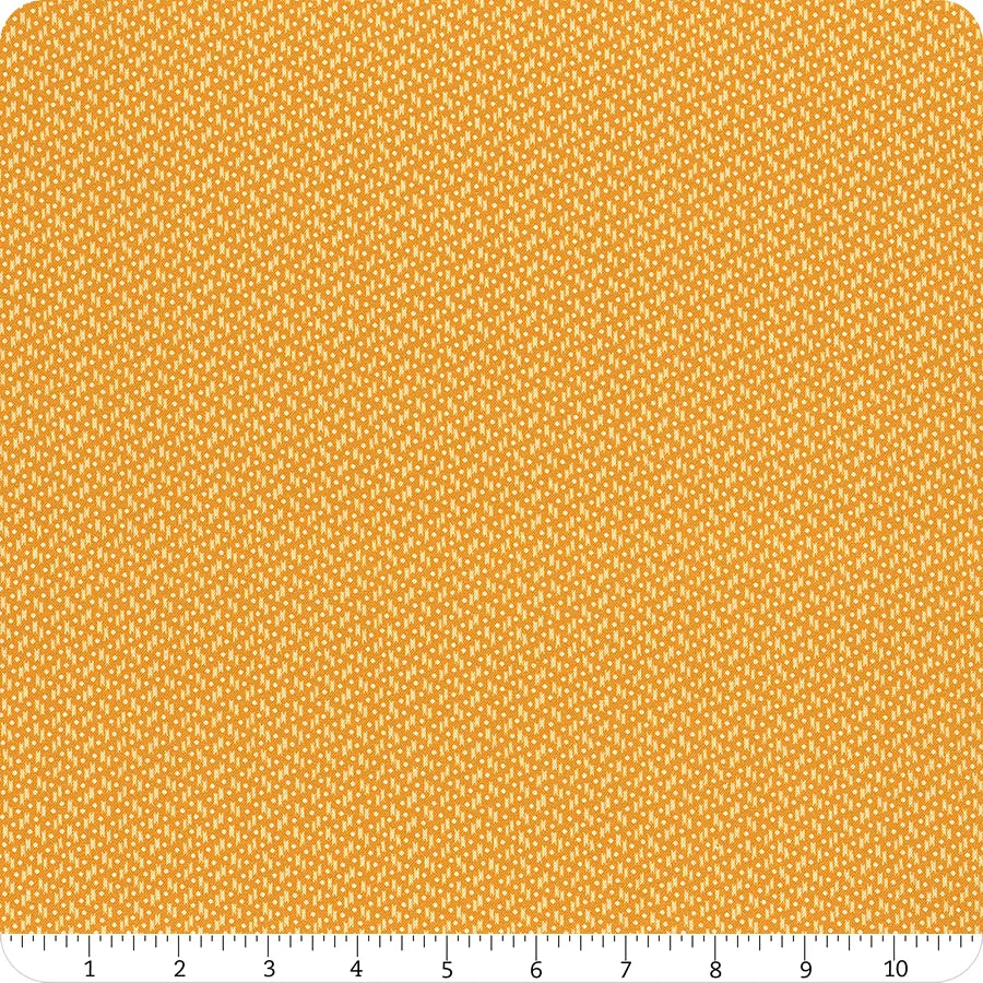 (3 yd) Andover/Makower UK Indigo Cheddar A-1146-O Ikat Dot Cheddar