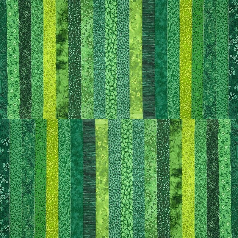June Doe Fabric Collections - Jade Gems - 40-Strip Pack