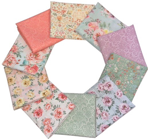 Windham Fabrics "Juliette" Half-Yard Bundle - 10 Fabrics, 5 Total Yards