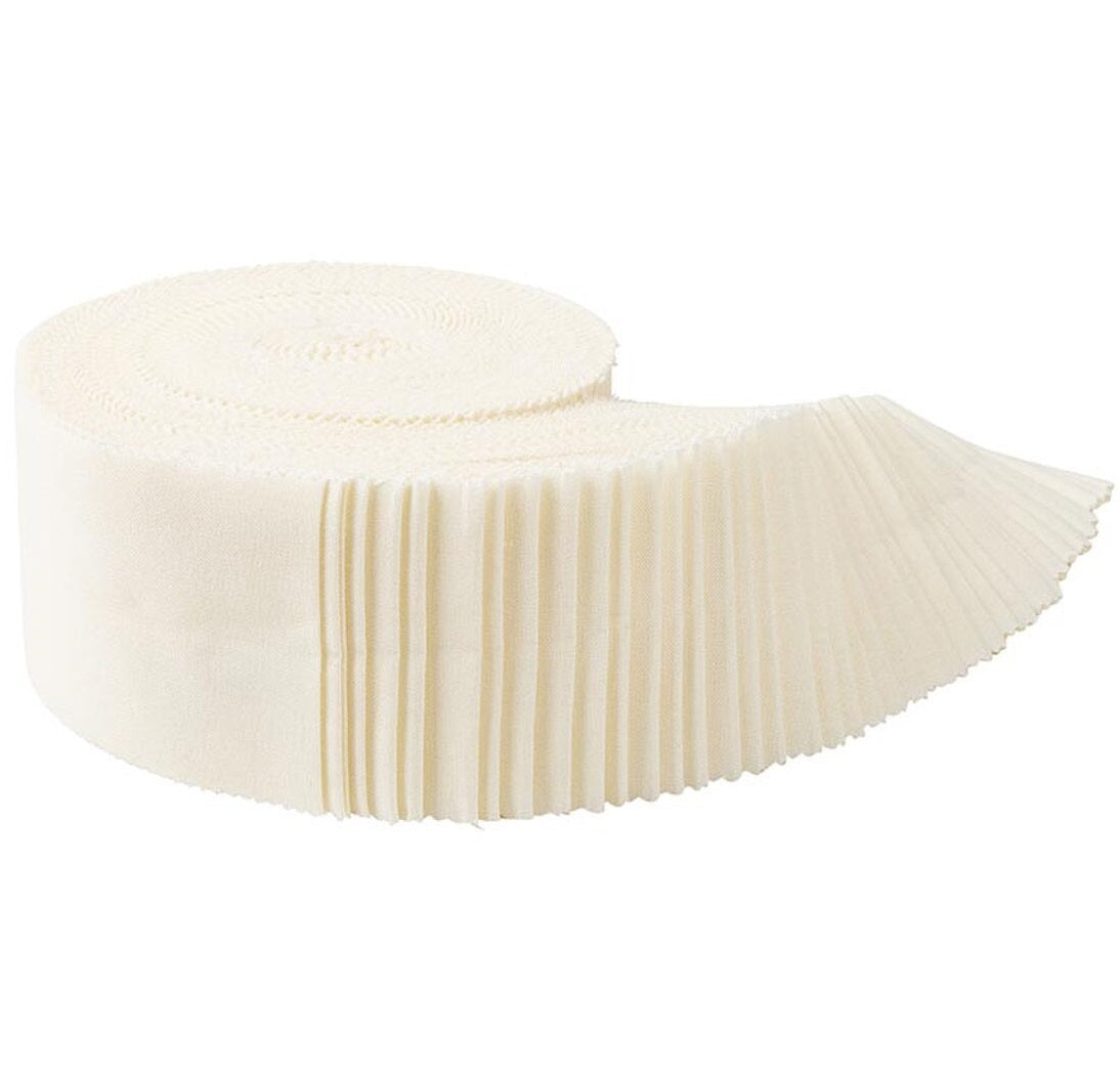 Riley Blake Confetti Cottons La Creme - 40 Strip Rolie Polie