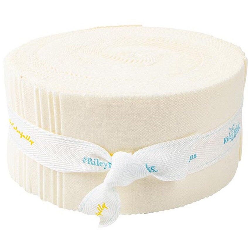 Riley Blake Confetti Cottons La Creme - 40 Strip Rolie Polie