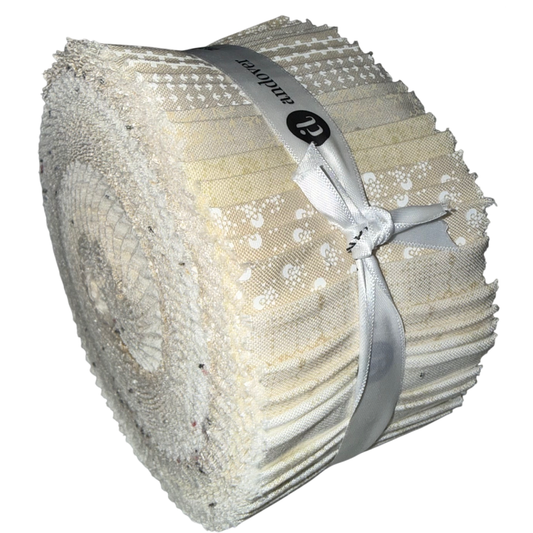 Andover/Makower UK - Latte Double Scoops - 40 2.5" Strips