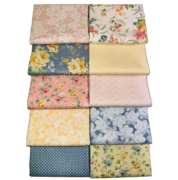 Windham Fabrics "Laurel" Half-Yard Bundle - 10 Fabrics, 5 Total Yards