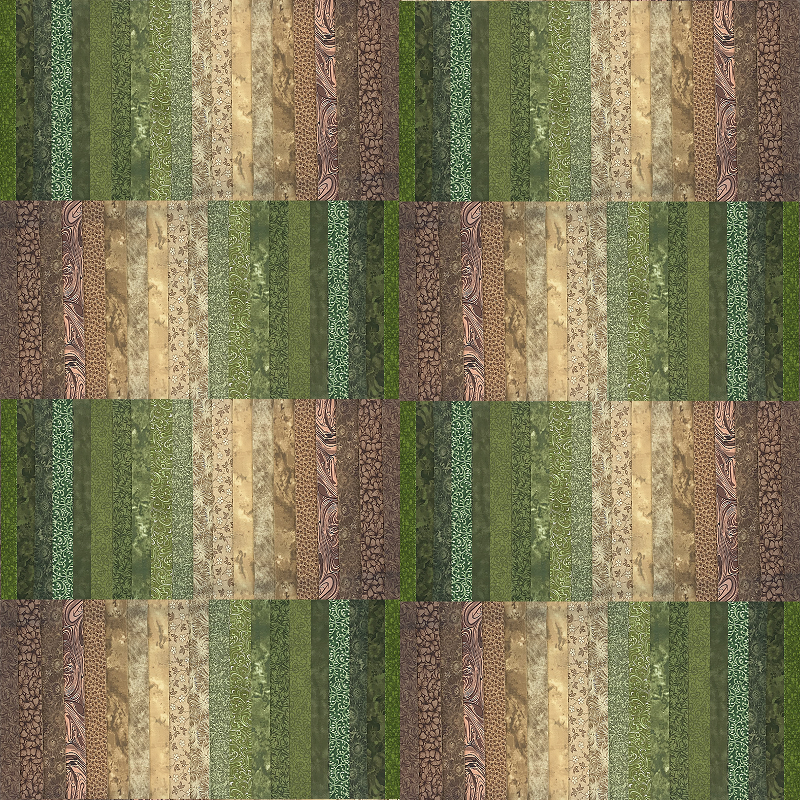 June Doe Fabric Collections - Leaves & Bark - 40-Strip Pack