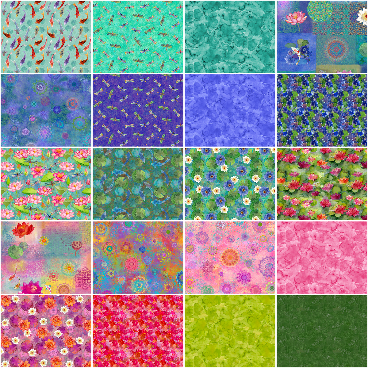 Clothworks - Lily Pond - 40 Strip Roll