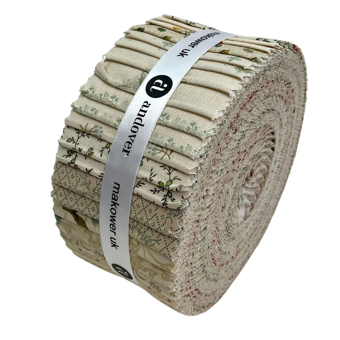 Andover/Makower UK - Laundry Line Double Scoops - 40 2.5" Strips/Jelly Roll