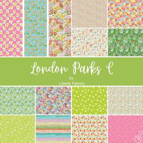 Riley Blake London Parks C - 40 Strip Rolie Polie
