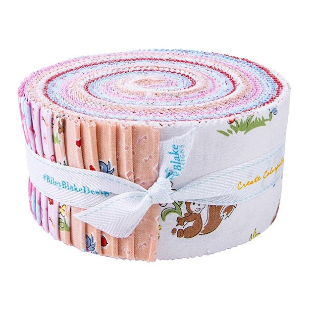 Riley Blake Love Notes - 40 Strip Rolie Polie