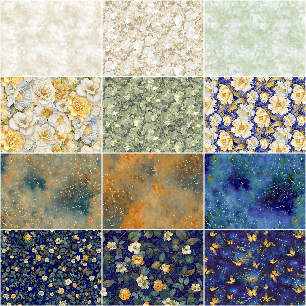 Timeless Treasures - Lumiere - 40 2.5" Strips/Jelly Roll